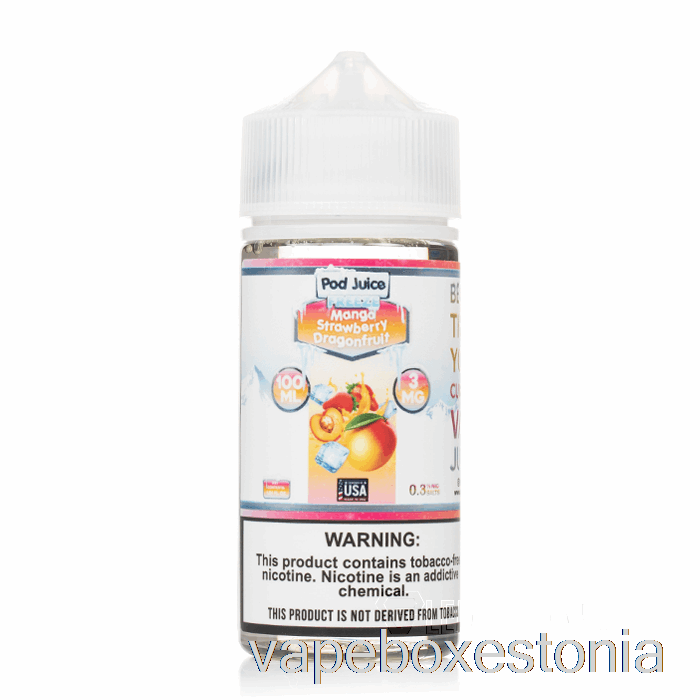 Vape Box Estonia Freeze Mango Maasika Draakonipuu Kauna Mahl - 100ml 6mg